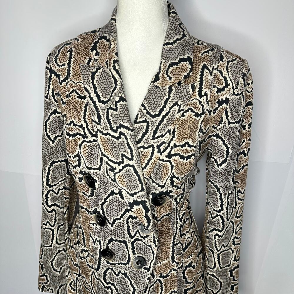 Cabi Python 3733 Snakeskin Print Blazer Jacket Si… - image 3